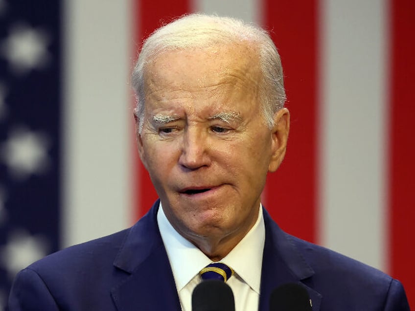 LARGO, MARYLAND - SEPTEMBER 14: U.S. President Joe Biden delivers remarks at Prince George's Community College on September 14, 2023 in Largo, Maryland. Biden spoke on his economic plan, "Bidenomics," outlining his plan to create jobs, reduce inflation and increase wages while comparing it to the Republican's plan that he …