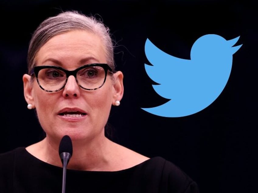 report katie hobbs asked twitter to censor users criticizing her trump neo nazi post uncovered by breitbart