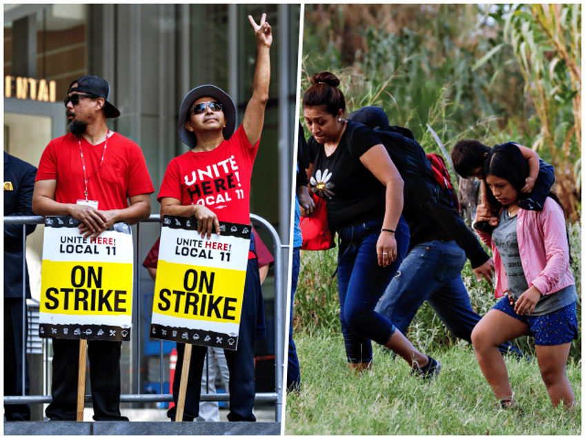 report los angeles hotels replacing union workers with border crossers