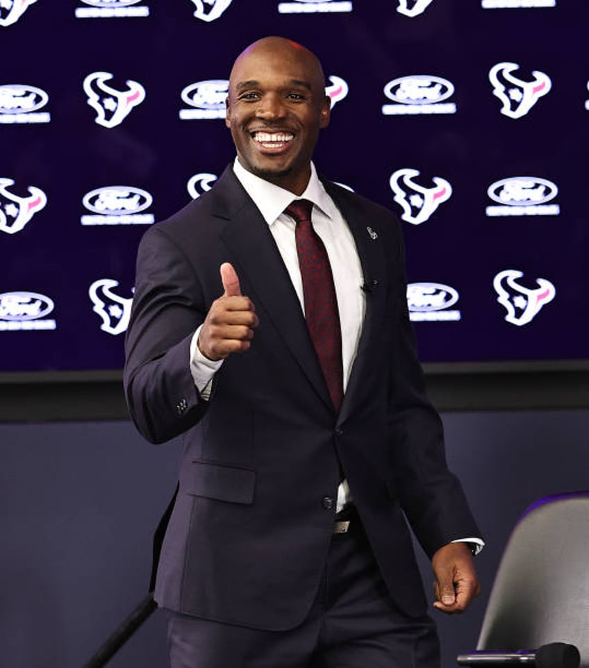 Houston Texans introduce DeMeco Ryans as head coach at NRG Stadium on February 02, 2023 in Houston, Texas.