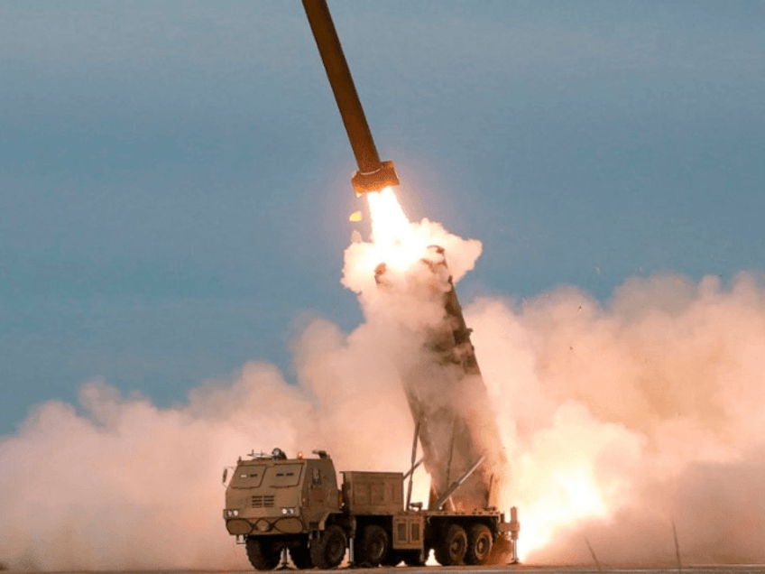 Japan Defense Paper This Aug. 24, 2019, file photo provided by the North Korean government, shows the test firing of an unspecified missile at an undisclosed location in North Korea. Japan has raised its caution level of Pyongyang’s missile capability in a defense paper, saying North Korea has miniaturized nuclear warheads and remains a serious threat, with the country resuming missile tests without taking any concrete denuclearization steps. The annual paper, approved Friday, Sept. 27, 2019, by the Cabinet, underscores Japan’s fear of being a target. (Korean Central News Agency/Korea News Service via AP, File)