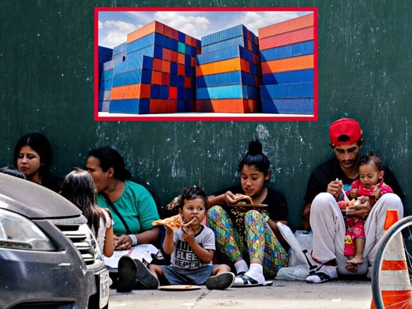 report nyc considers housing migrants in shipping containers on city streets