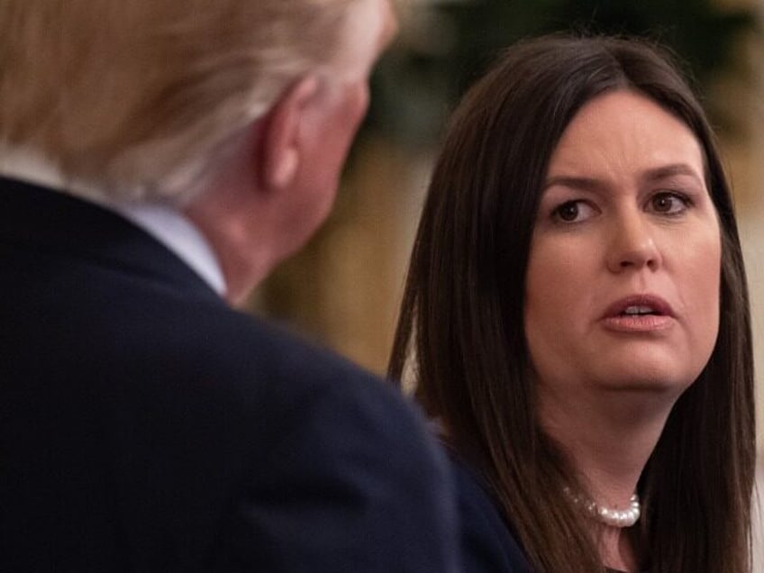 report tension mounts between sarah huckabee sanders trump over her refusal to endorse him as promised