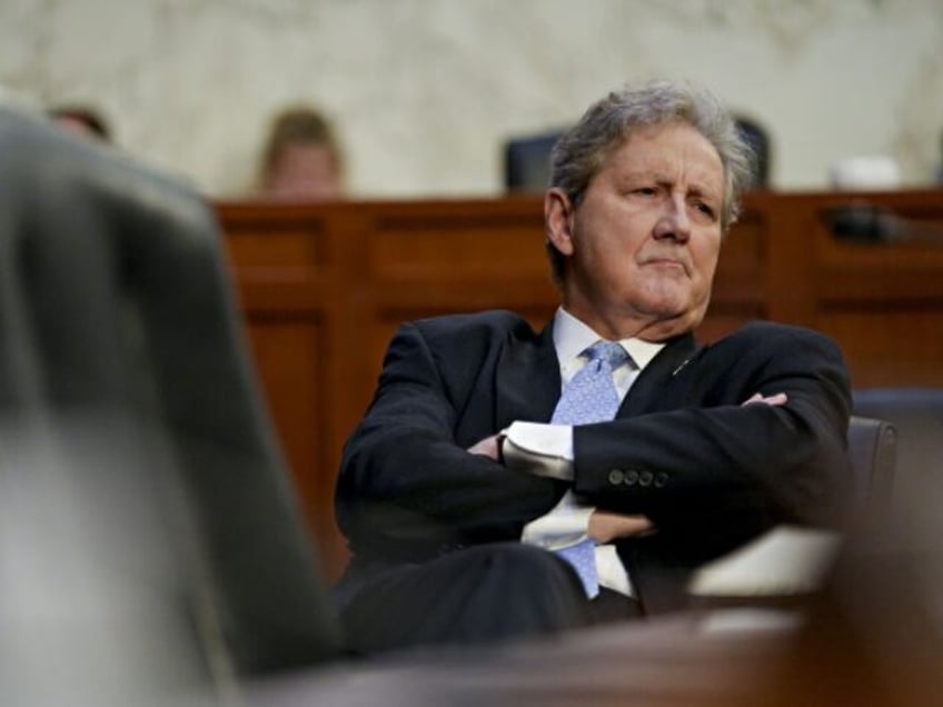 Senator John Kennedy, a Republican from Louisiana, during a Senate Judiciary Committee hea