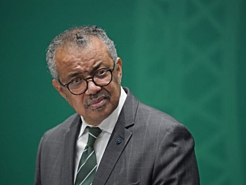 Dr Tedros Ghebreyesus, the director general of the World Health Organisation (WHO), speaks