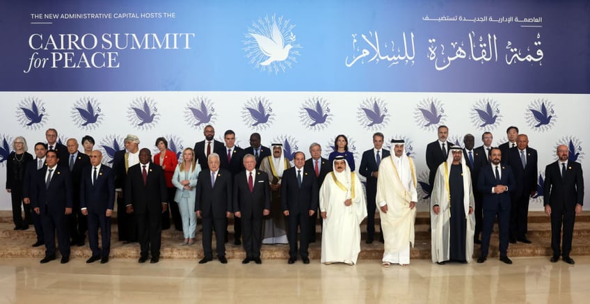 reports no joint statement from cairo summit for peace as arab leaders refused to condemn hamas