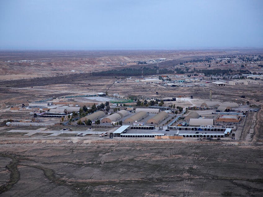 FILE - This Dec. 29, 2019, aerial file photo taken from a helicopter shows Ain al-Asad air