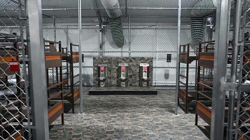 Alligator Alcatraz interior