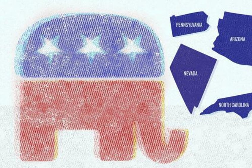 republicans are winning the voter registration battle in battleground states