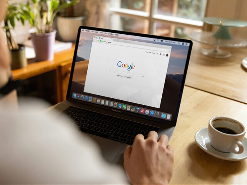 Google on laptop