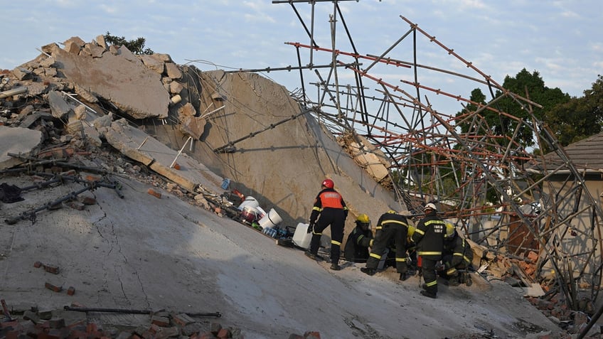 South Africa building collapse