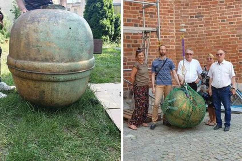 researchers find worlds oldest time capsule from 1726 in bulb of church spire heres whats inside