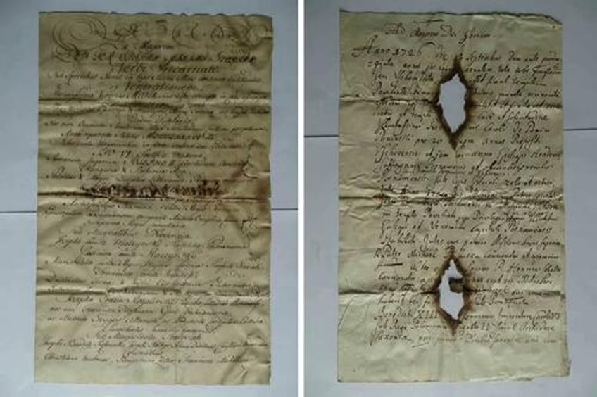researchers find worlds oldest time capsule from 1726 in bulb of church spire heres whats inside