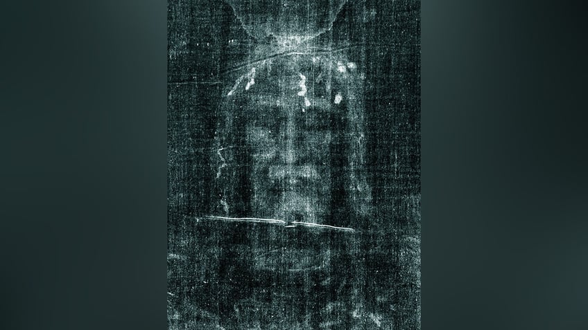 Negative image of the Shroud of Turin