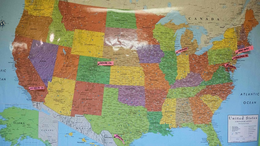 Map of the USA