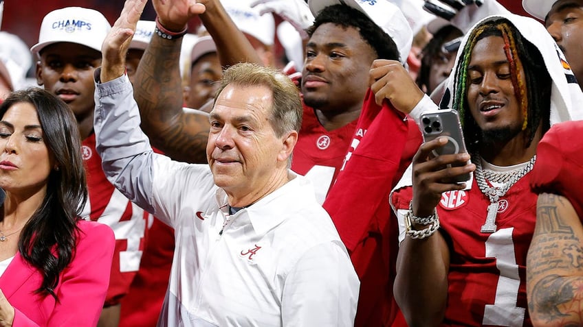 Nick Saban after winning SEC