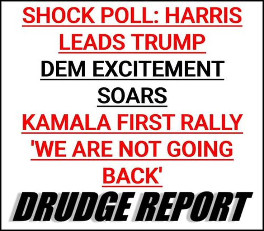 reuters shock poll finds kamala leading trump theres just one catch