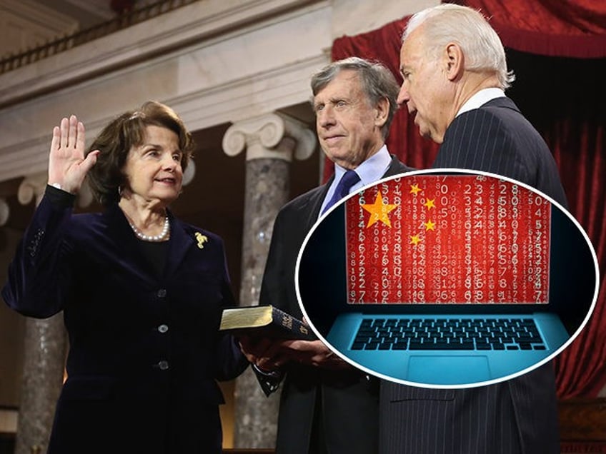 revealed sen dianne feinsteins husband partly owned a chinese company that sold spyware to us military