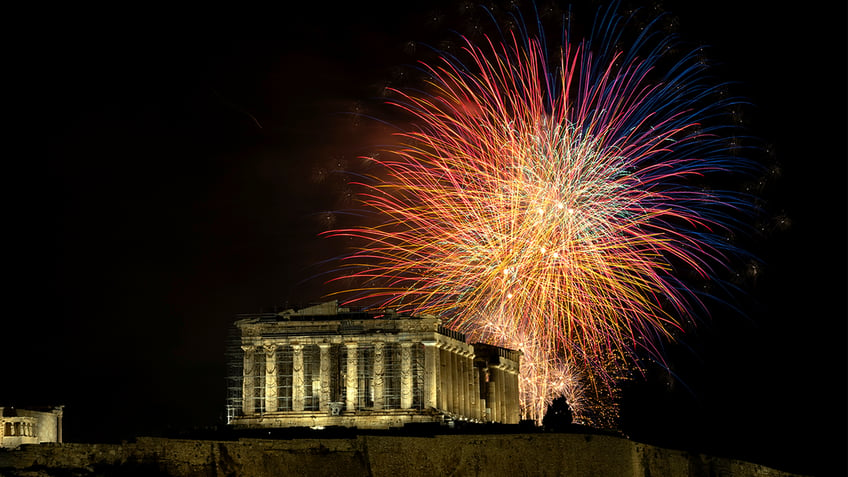 Celebrations in Athens, Greece