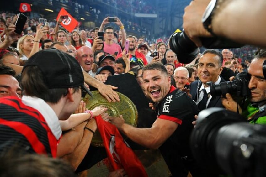 Toulouse captain Antoine Dupont won his fourth Top 14 title with the Bordeaux-Begles victo