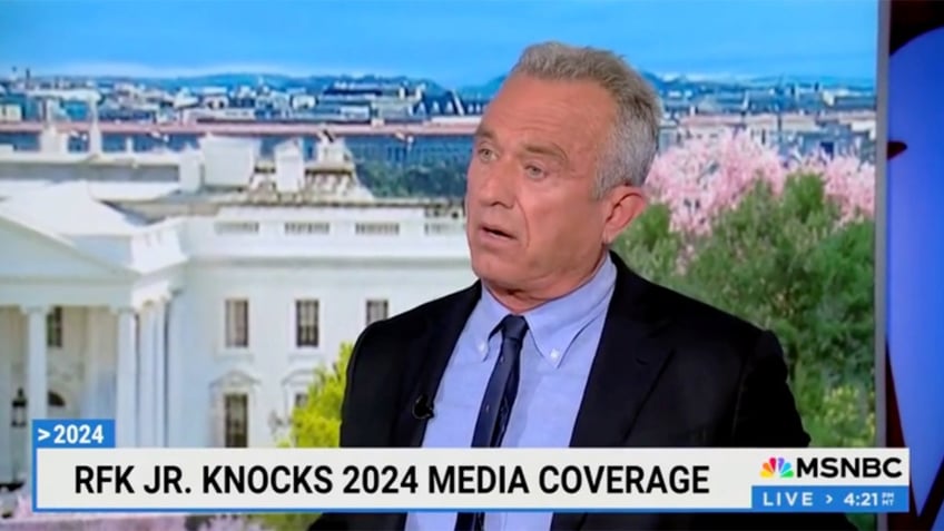 MSNBC’s Ari Melber sparred with Robert F. Kennedy Jr. on Wednesday, with the independent candidate for president insisting the host was adding to America’s 