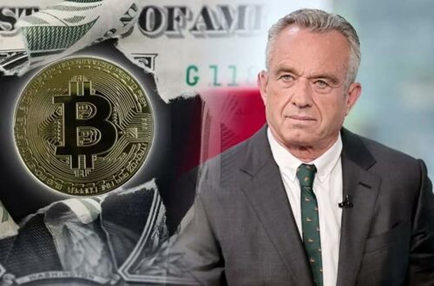 rfk jr vows to back us dollar with bitcoin or gold if elected president