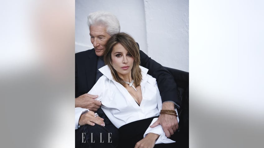 Gere and his wife