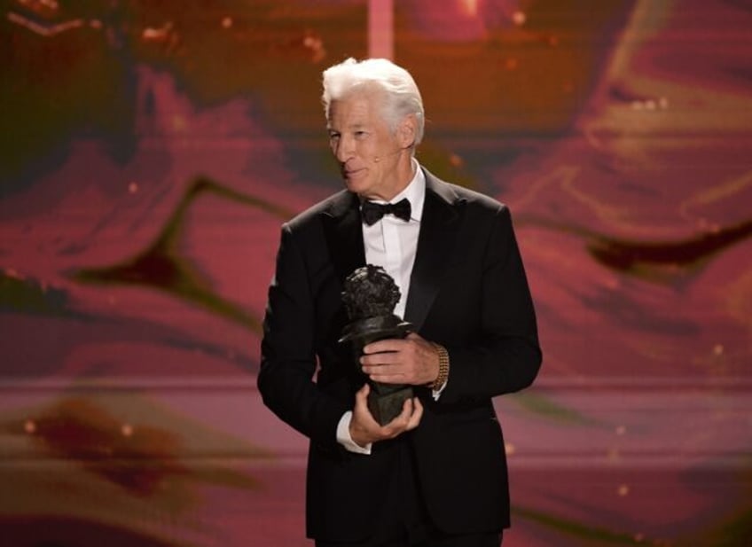 US actor Richard Gere was honored by Spain's film academy for his contribution to cinema a