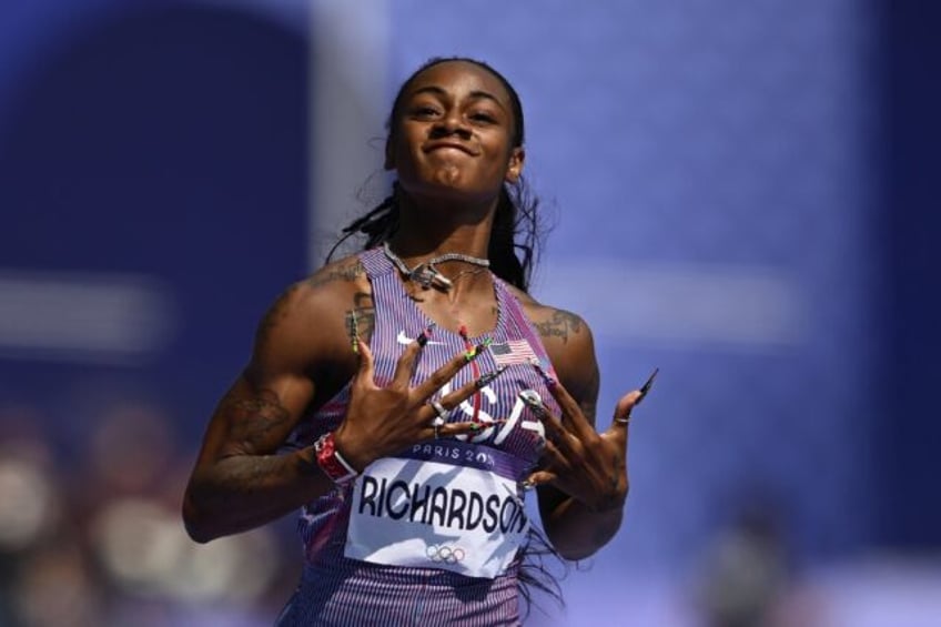 Sha'Carri Richardson made her Olympics debut by cruising through her 100m heat