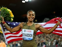 Richardson edges Alfred in Zurich 100m to avenge Olympic result