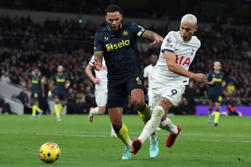 Tottenham striker Richarlison scored in the win over Newcastle