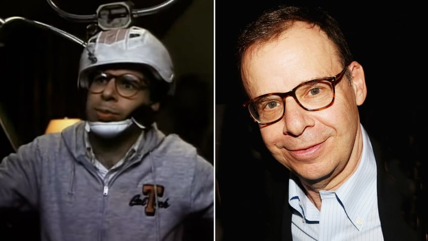 Rick Moranis then and now split