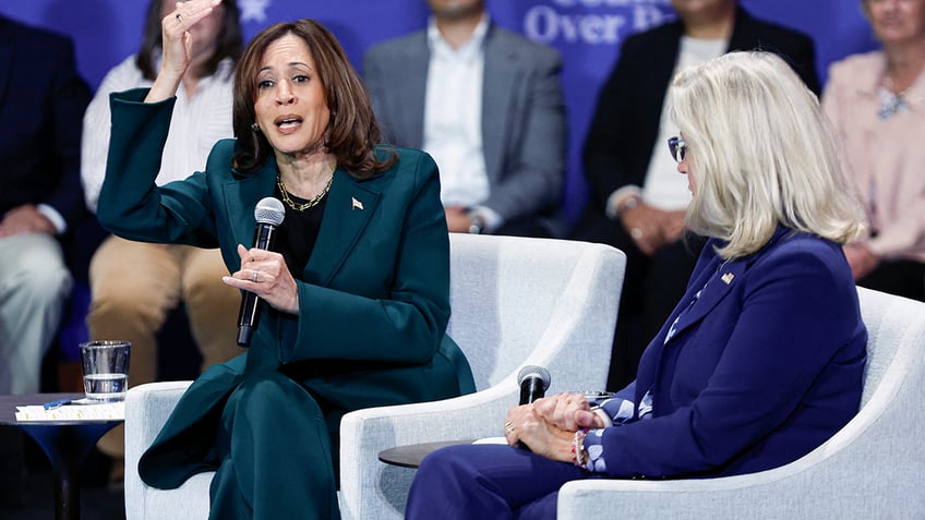 Liz Cheney and Kamala Harris