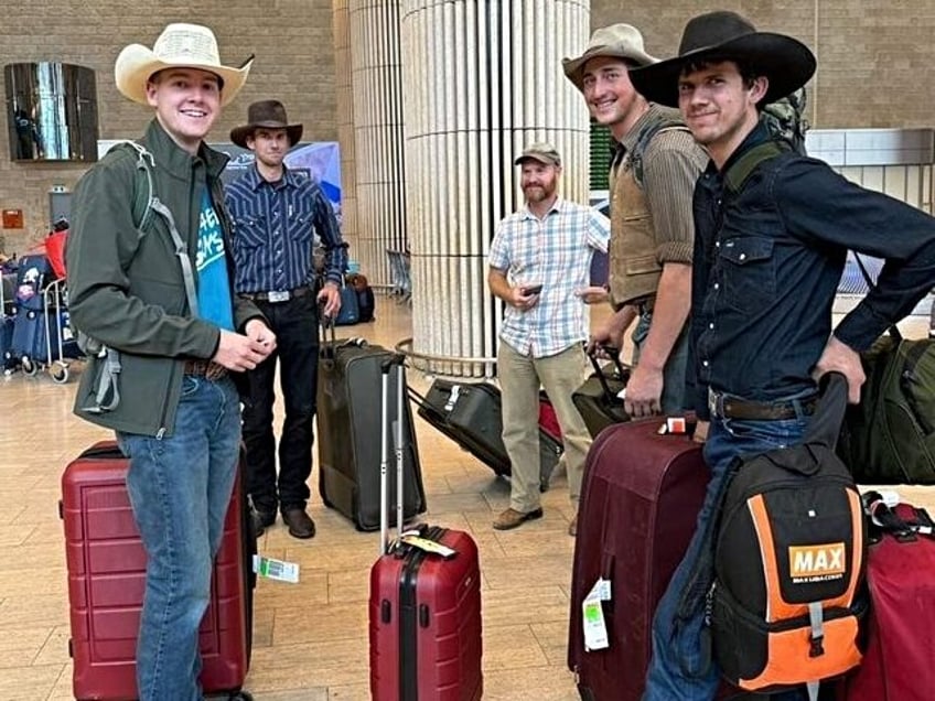 righteous cowboys from montana arkansas arrive in holy land to serve israel in tough times