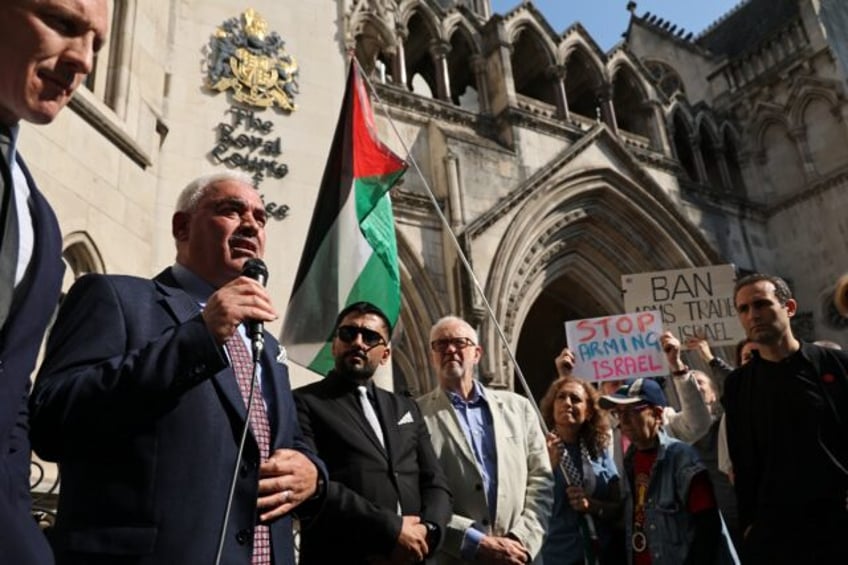 Al-Haq's general director Shawan Jabarin and former Labour party leader Jeremy Corbyn were