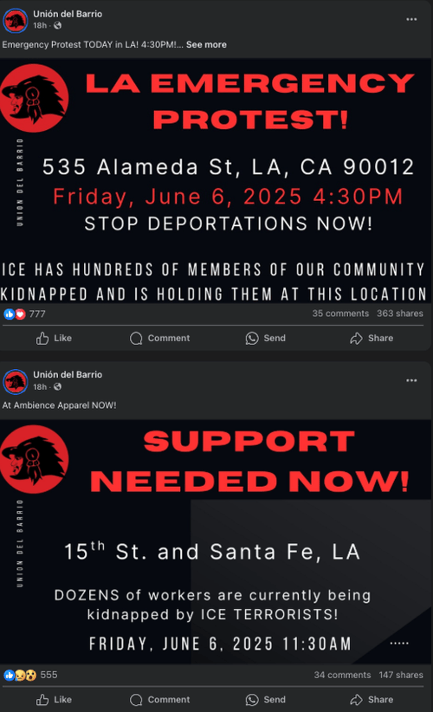 riots erupt at la ice facility as mexican blm clone unleashes color revolution operation