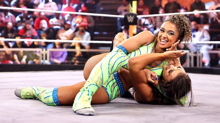 rising wwe nxt star kelani jordan talks crazy journey from gymnastics stardom to squared circle