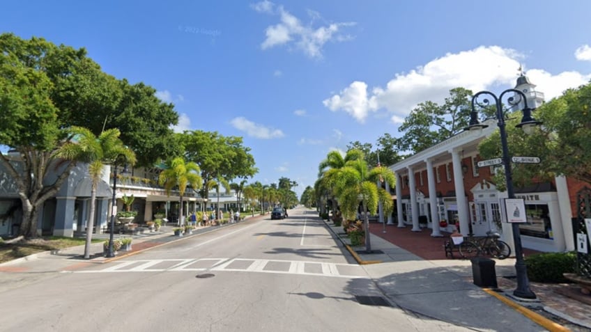 The intersection of 12th Avenue South and 3rd Street South in Naples