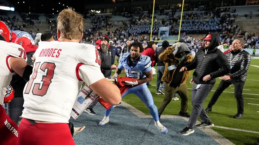 UNC and NC State player fight