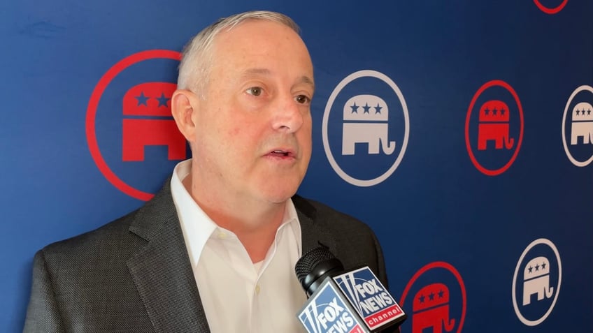 Republican National Committee chair Mike Whatley is interviewed by Fox News Digital on the sidelines of the RNC's winter meeting, on Jan. 16, 2025 in Washington D.C. 