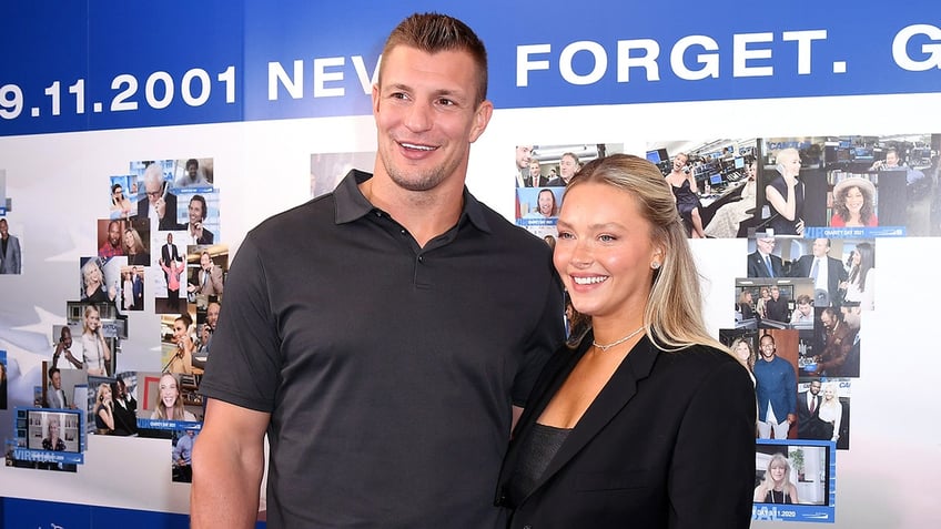 rob gronkowski discusses new charity venture with longtime girlfriend how they both have been affected by als