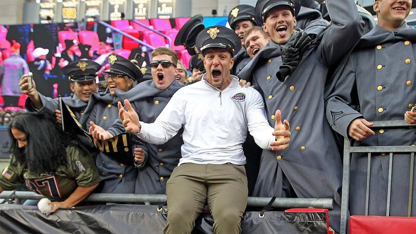 Rob Gronkowski with the Cadets