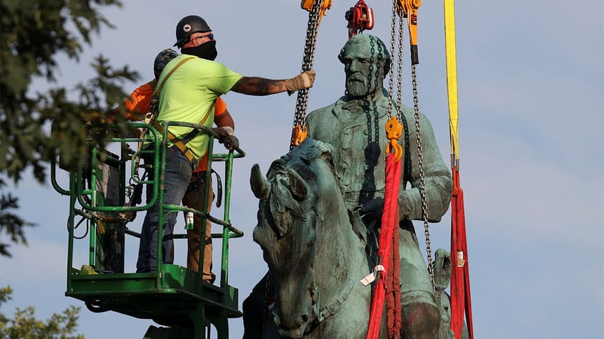 robert e lee statue melted in secret symbolic ceremony to be remade into inclusive public art