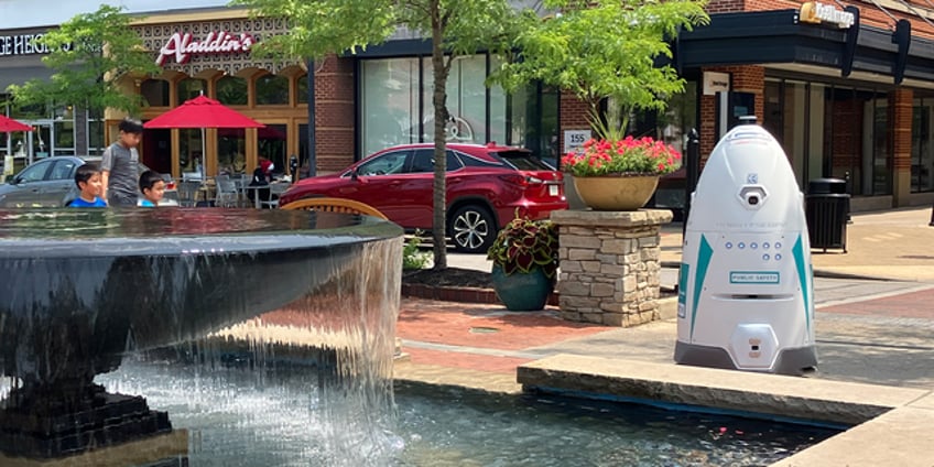 robot security guard dubbed secret agent man deployed to patrol ohio sidewalks