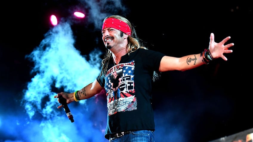 Bret Michaels performing