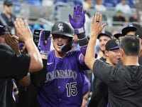 Rockies snap streak of 22 straight series losses dating to ’24 with 3-2 win over Marlins