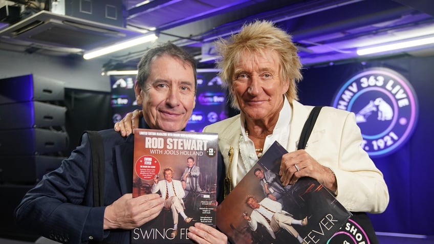 rod stewart and jools holland