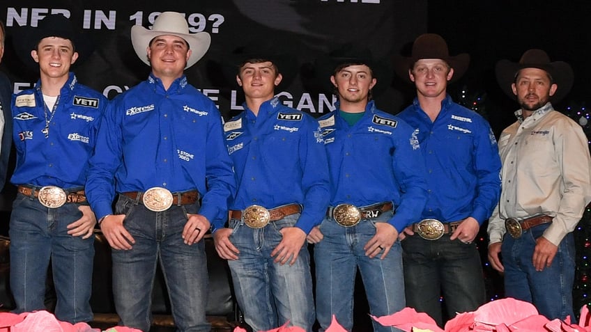 Group of rodeo champions