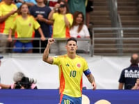 Rodriguez inspires Colombia into semis with 5-0 win over Panama