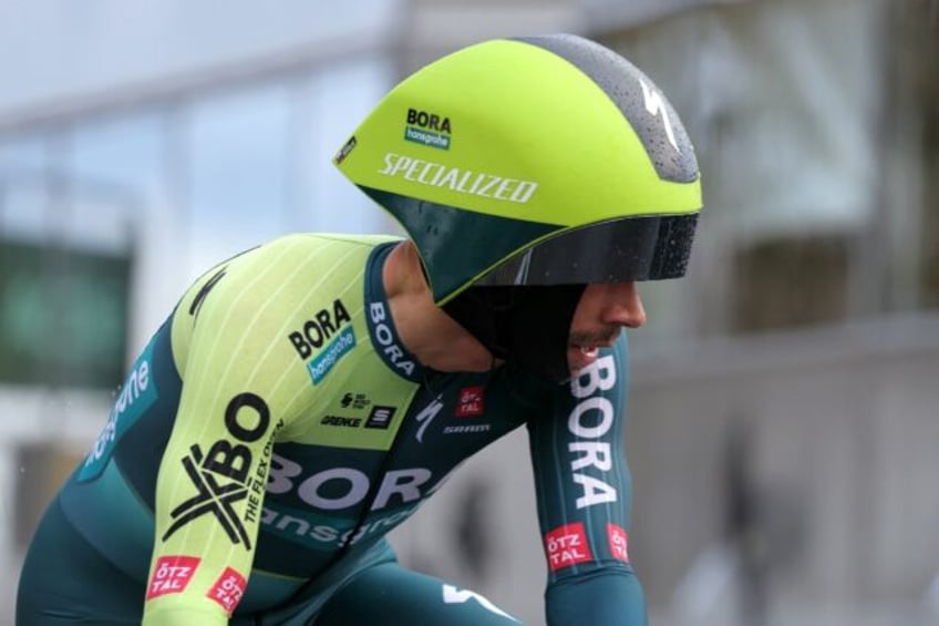 BORA–Hansgrohe's Slovenian cyclist Primoz Roglic